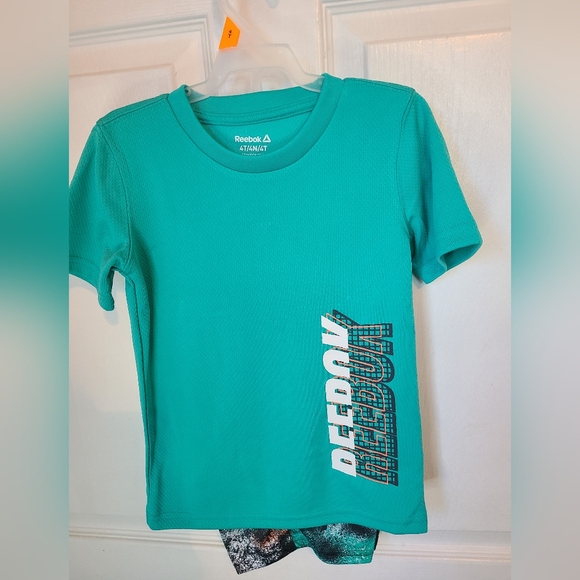 (1616) Reebok Toddler Boys 3 Piece Set, Size: 4T  Color: Pool Green (NWT) - Picture 7 of 12